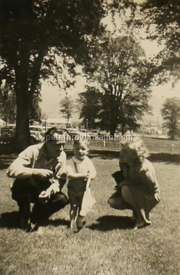 Peter Provenzano Photo Album Image_copy_178.jpg - Peter Provenzano, Leslie Tonkin, and Fay Provenzano. California, summer of 1942.
